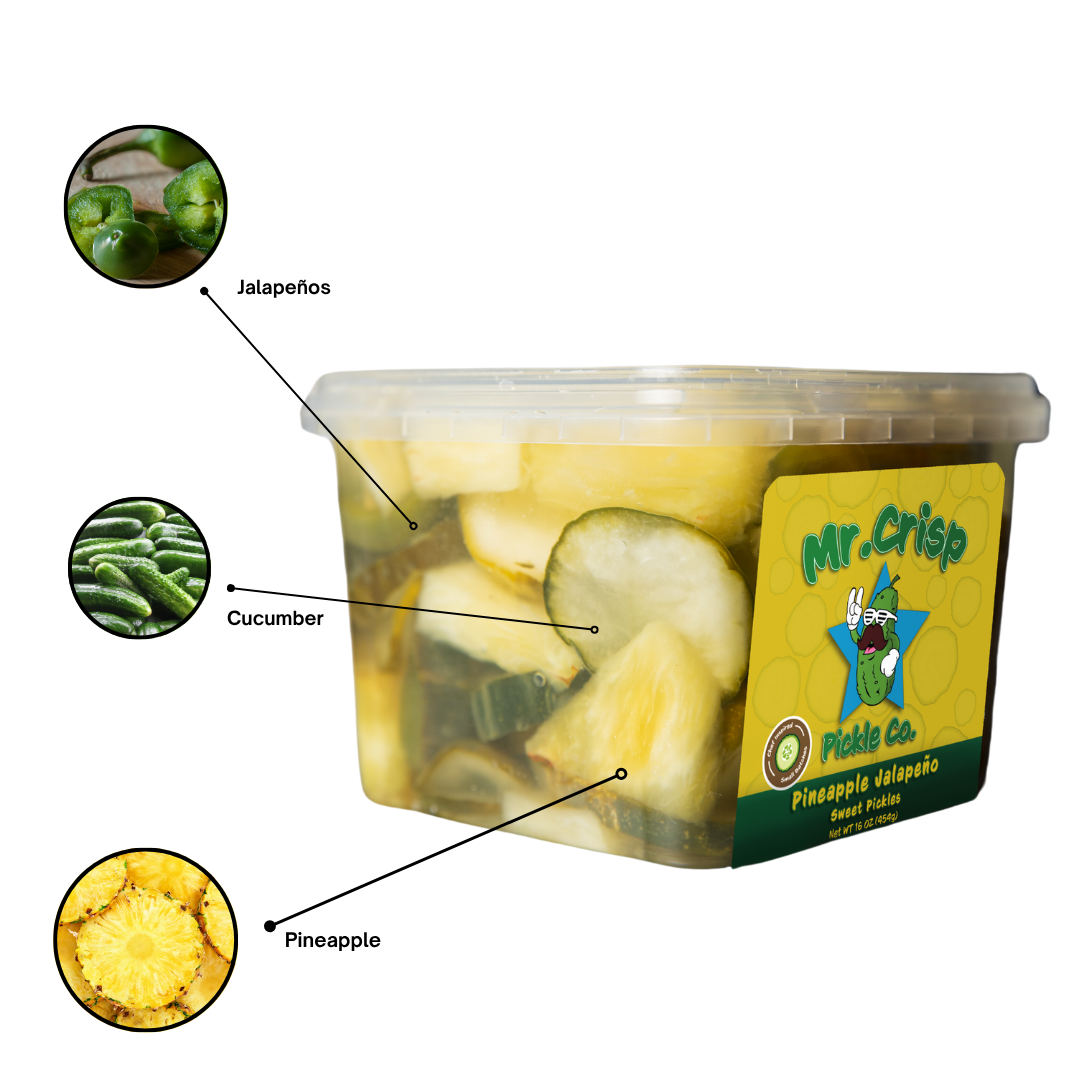 Pineapple Jalapeño Sweet Pickles