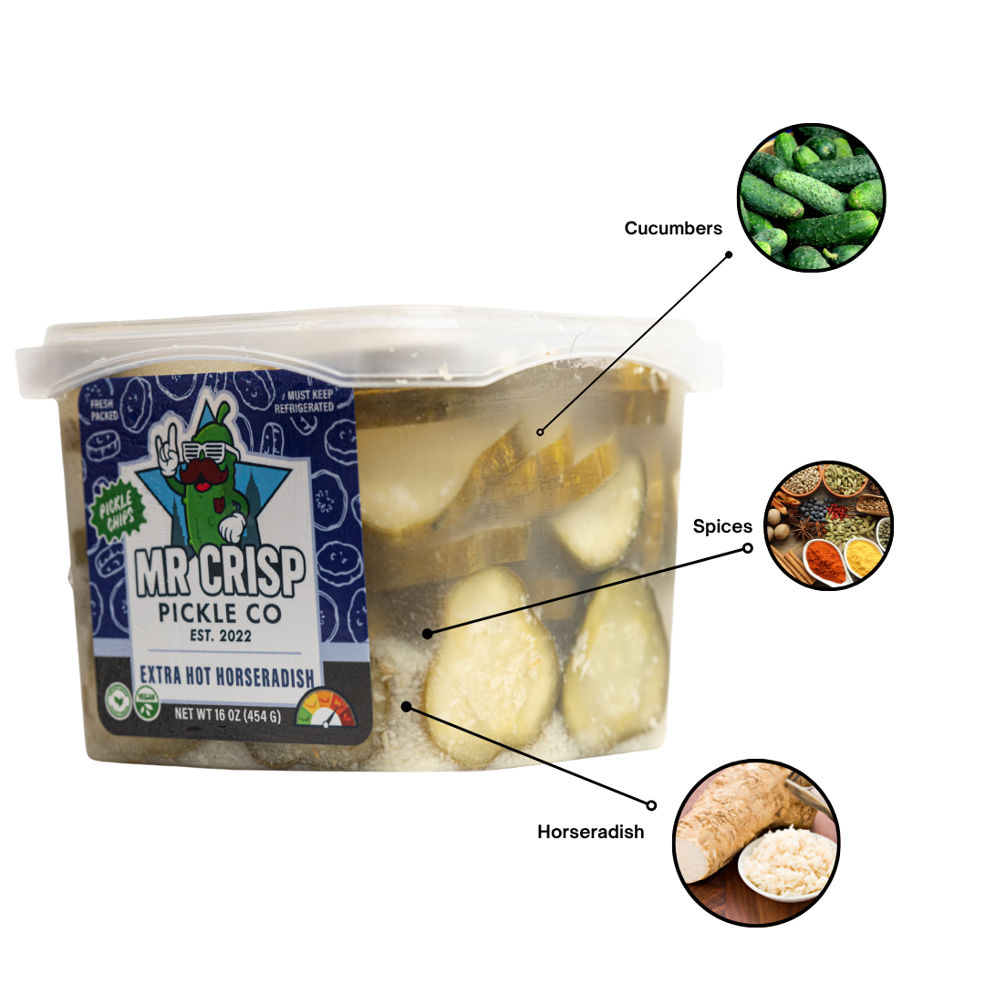 Extra Hot Horseradish Pickles