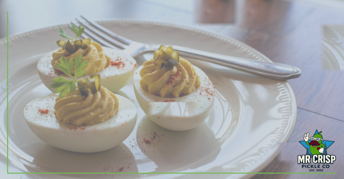 🥚 Dill Pickle Deviled Eggs: A Classic with a Crunchy Twist