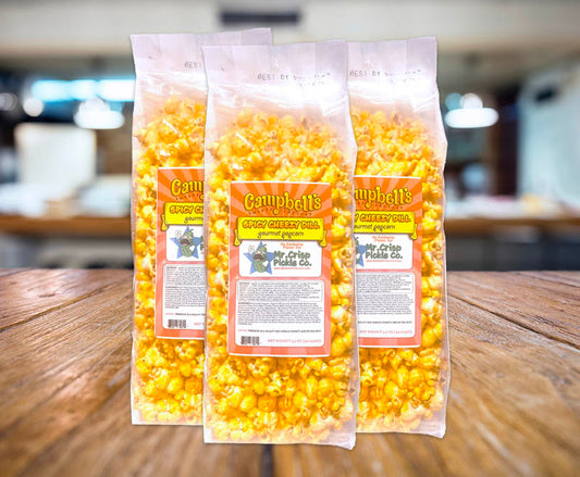 Spicy Cheezy Dill Popcorn