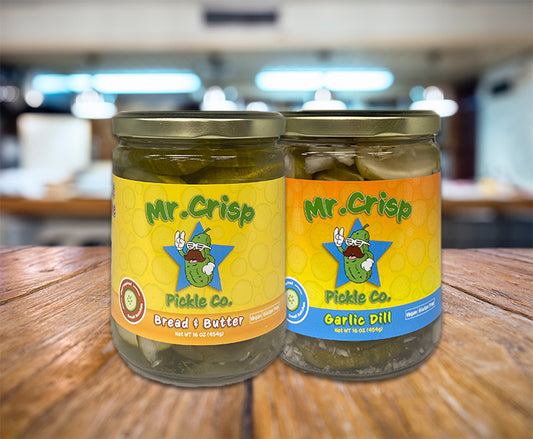 Mr. Crisp Pickle Co. Two-Pack of 16 oz. Jars